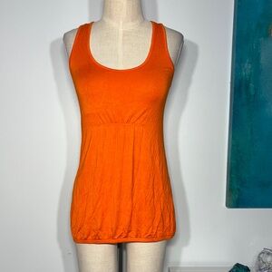 Midnight Velvet Bold Orange Tank Top